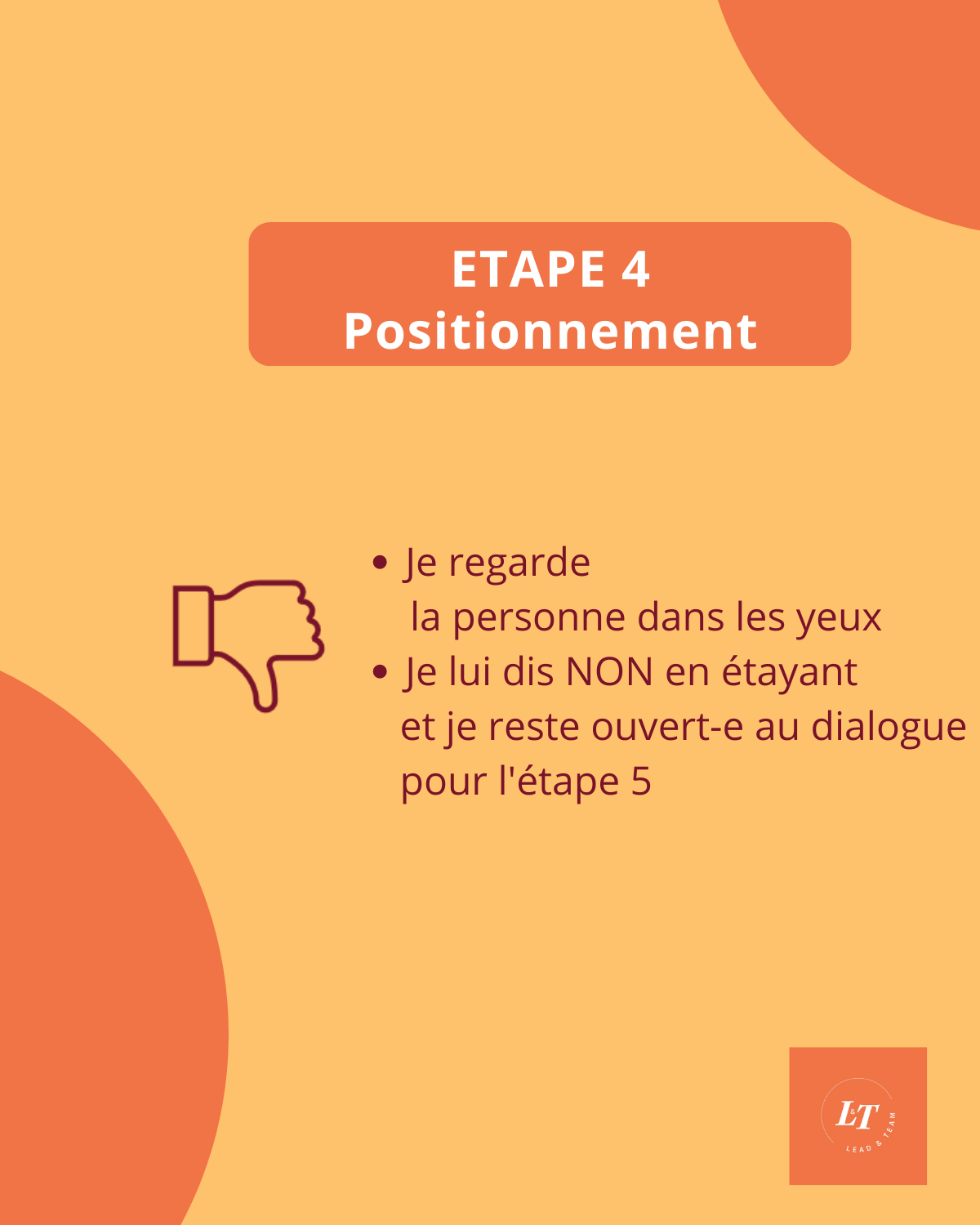 Savoir dire NON de Coaching et de Formation