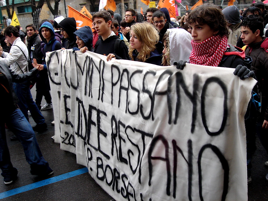 "gli uomini passano le idee restano" Paolo Borsellino