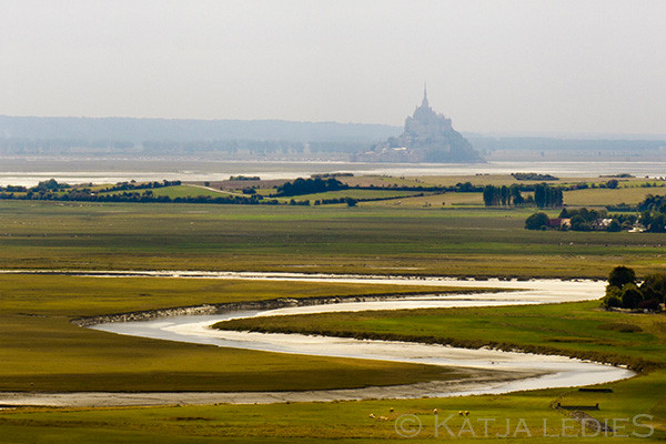 Mont Saint-Michel: Aus der Ferne