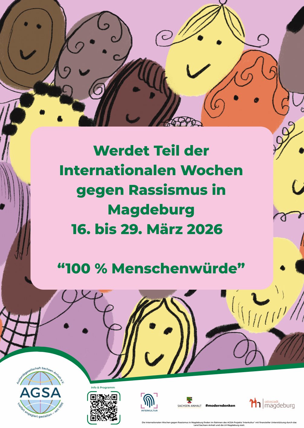 Internationale Wochen gegen Rassismus 2026 in Magdeburg | 16.–29. März
