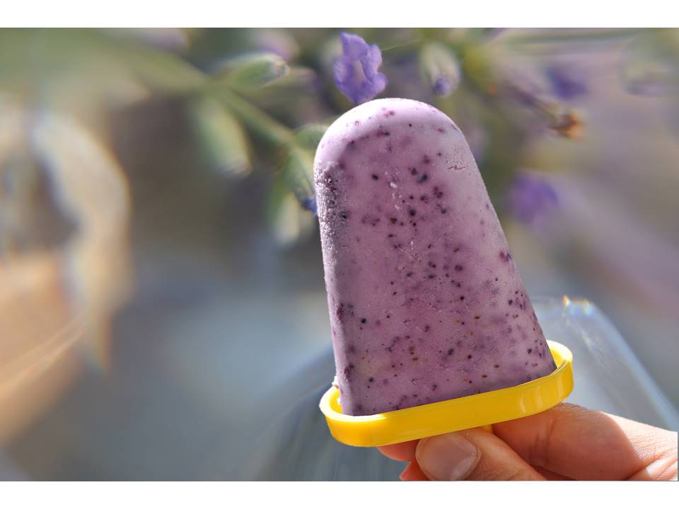 Heidelbeer-Eis mit Lavendel - Einfache Organisation &amp; Rezepte