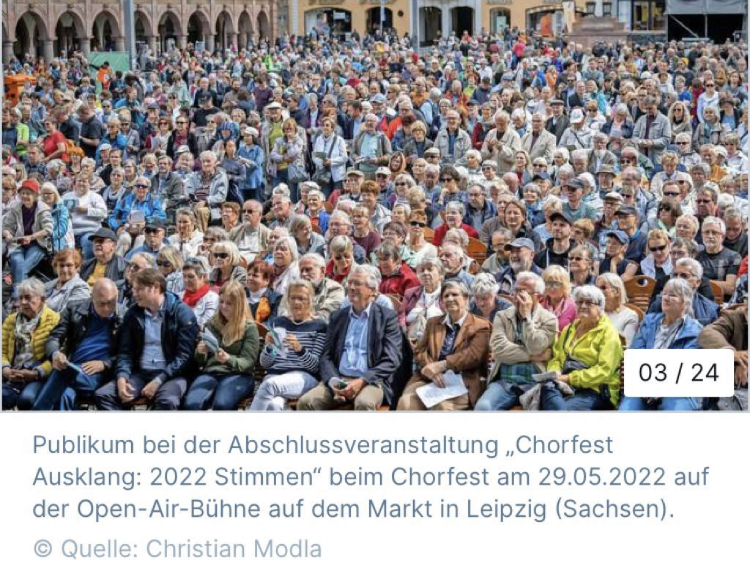 Unser Blick ins Publikum-überwältigend