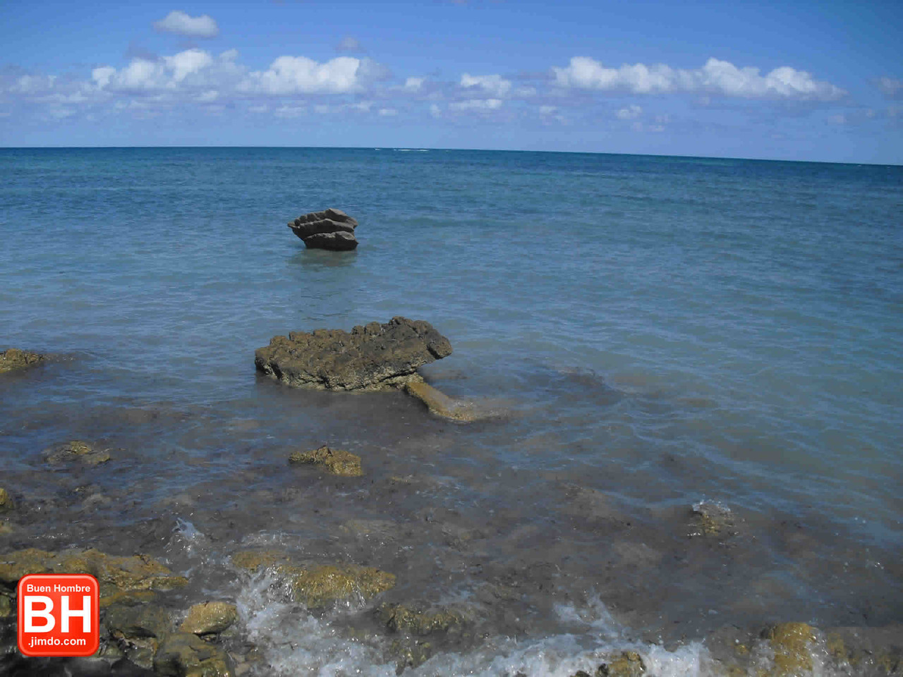 Vista de playa Punte piedra