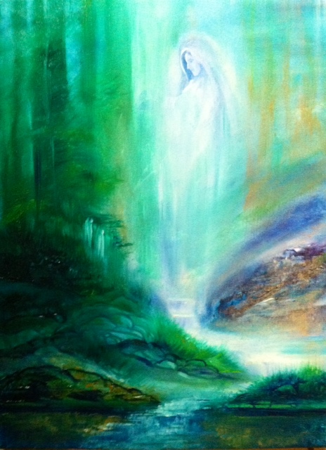 Source de Vie, huile sur toile 2013