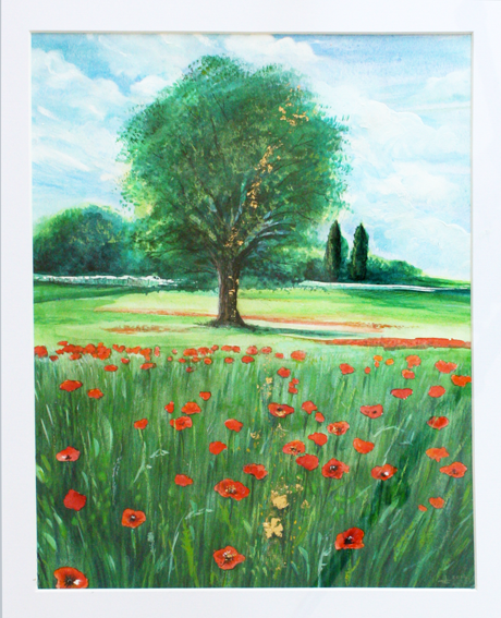 Noyer, Choulex, aquarelle 2012