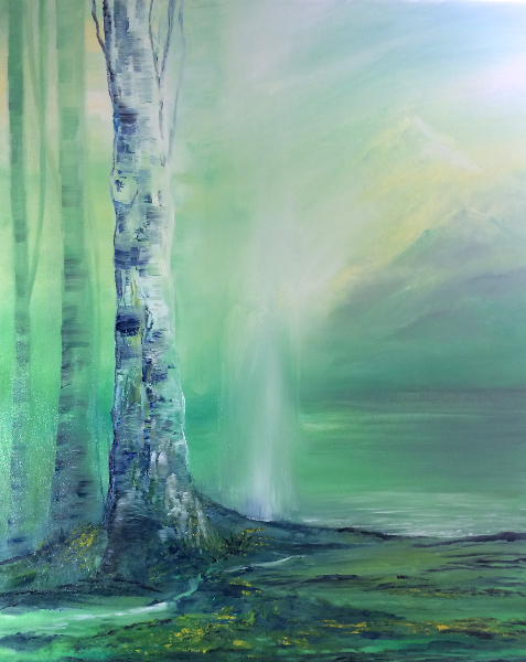 Présence, huile sur toile 2015