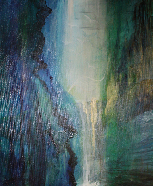 Création, huile sur toile 2014