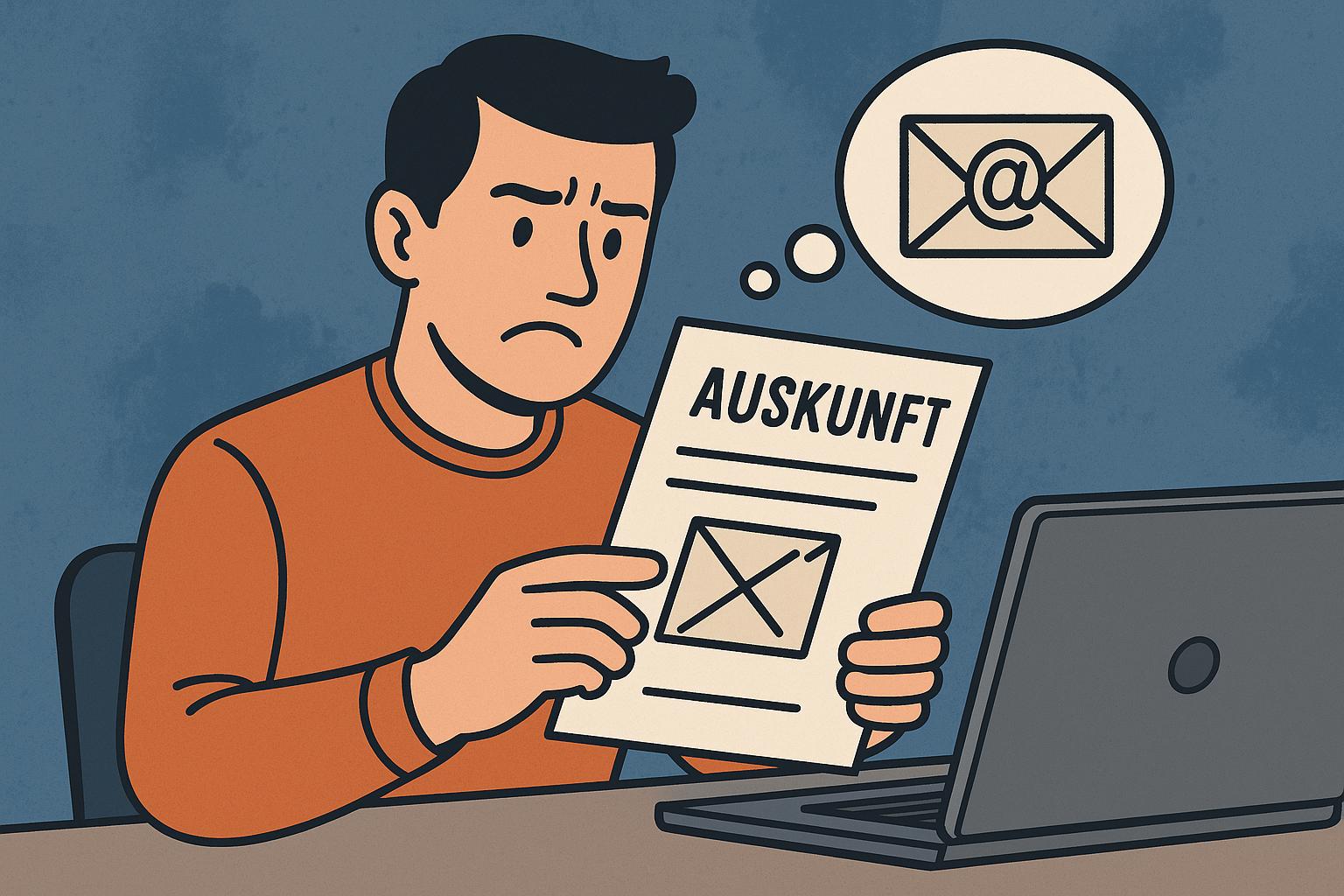 Unvollständige Auskunft durch falsche E-Mail-Adresse in der Auskunft - auch unrichtige Daten sind zu beauskunften, wenn diese verarbeitet werden
