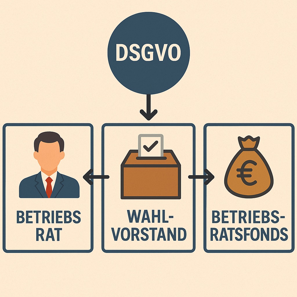 Klärung zur Stellung als Verantwortlicher: Eigenständige Verantwortlichkeit von Betriebsrat, Wahlvorstand und Betriebsratsfonds nach der DSGVO