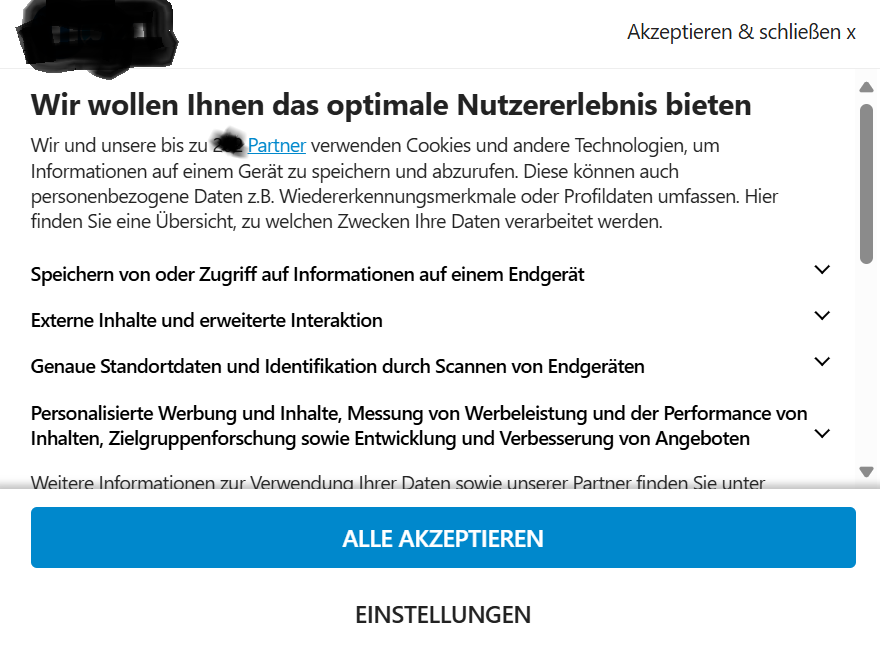 VG Hannover zur freiwilligen Einwilligung in die Nutzung des Google Tag Manager bei der Verwendung eines Cookie-Consent Managers oder Cookie-Banners