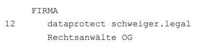 Eine Kommanditgesellschaft und auch eine Offene Gesellschaft kann sich nicht auf Betroffenenrechte iSd DSGVO berufen.