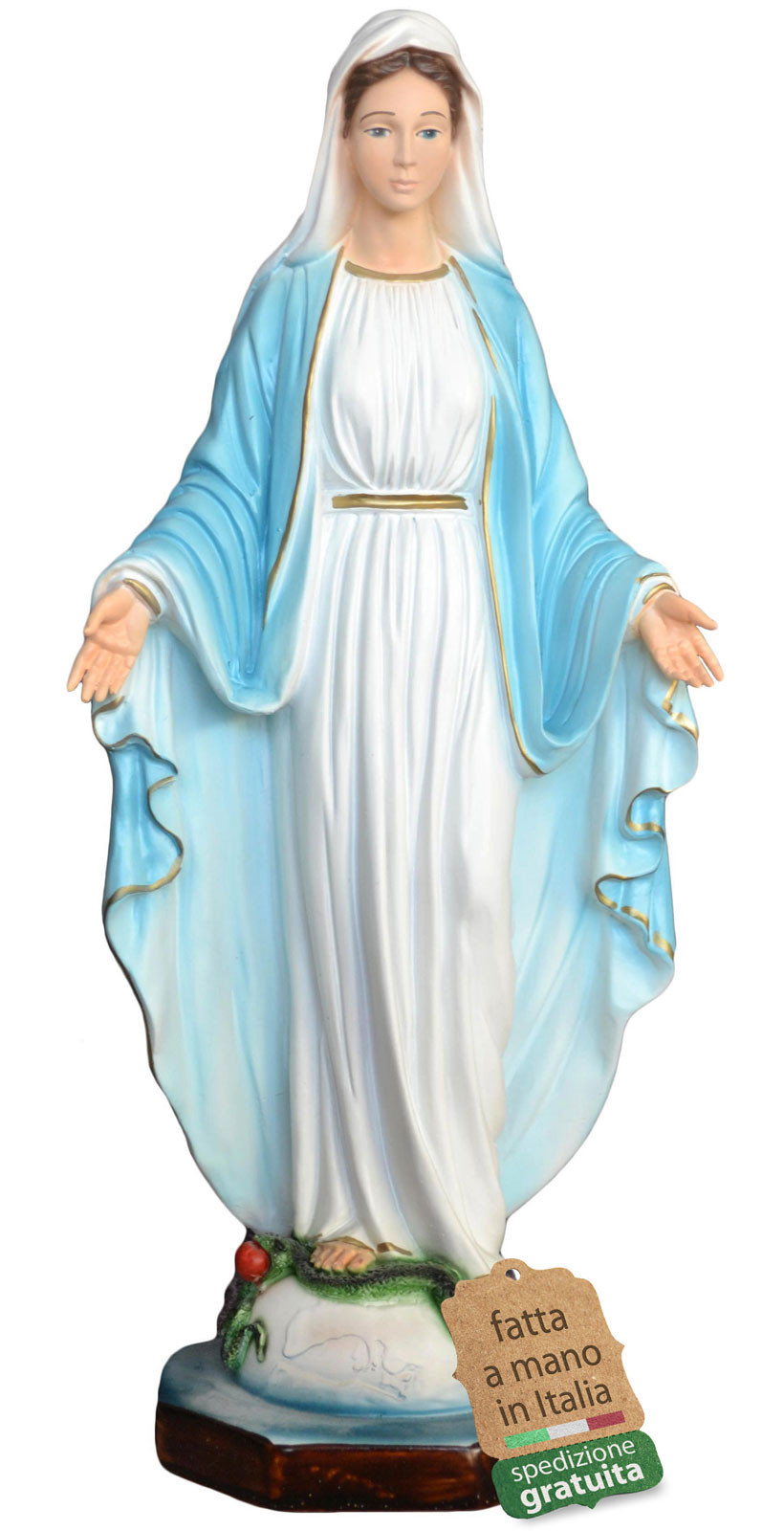 statua madonna miracolosa in resina