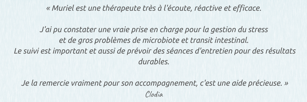Témoignage Clodia