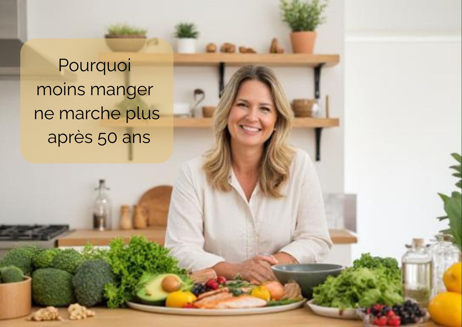 Pourquoi compter les calories après 50 ans bloque votre perte de poids (et que faire)