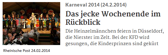 Rheinische Post 24.02.2014