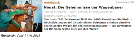 Rheinische Post 21.01.2013