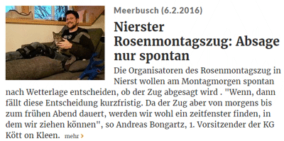 Rheinische Post 06.02.2016