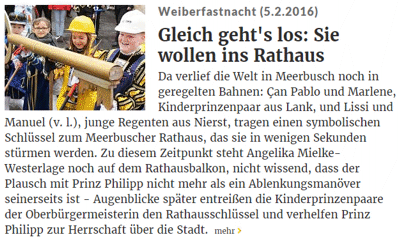 Rheinische Post 05.02.2016