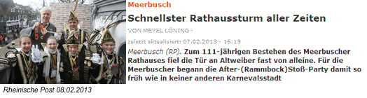 Rheinische Post 06.02.2013