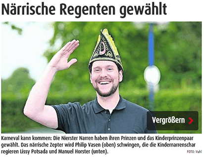 Prinzenwahl Meerbuscher Nachrichten 10.09.2015