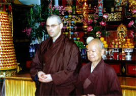 Chuan Zhi Shakya (Mit Fa Hui, dem jetzigen Abt des Tempels auf Hawaii 1997) 