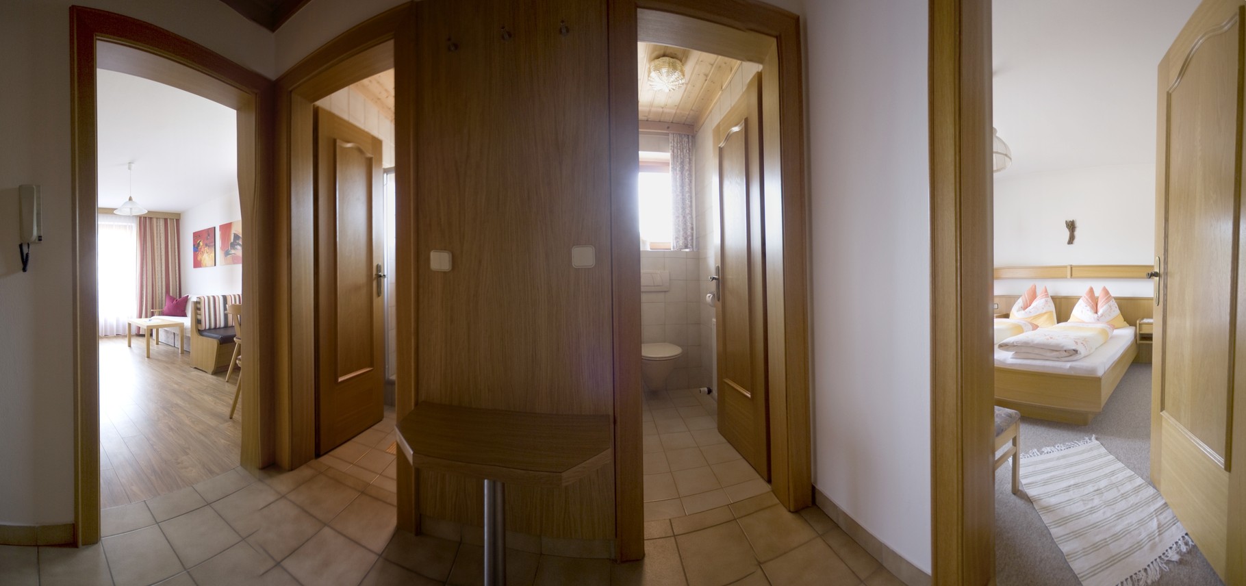 Eingangsbereich Ferienwohnung Typ A