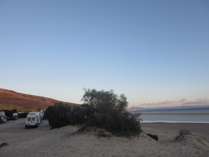 Tarifa Meer Vanlife frei stehen