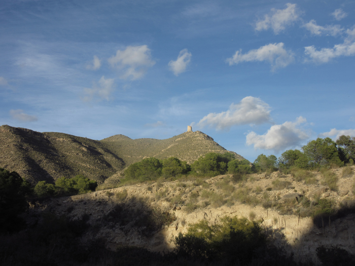 Natur Spanien Hügel Piraten-Wachturm