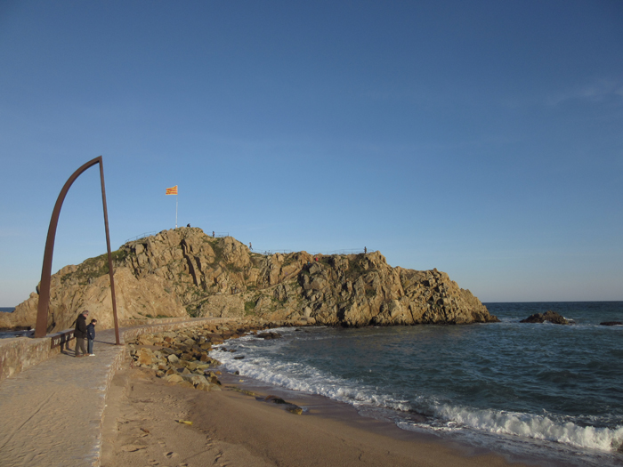 Blanes Meer Spanien Felsen 