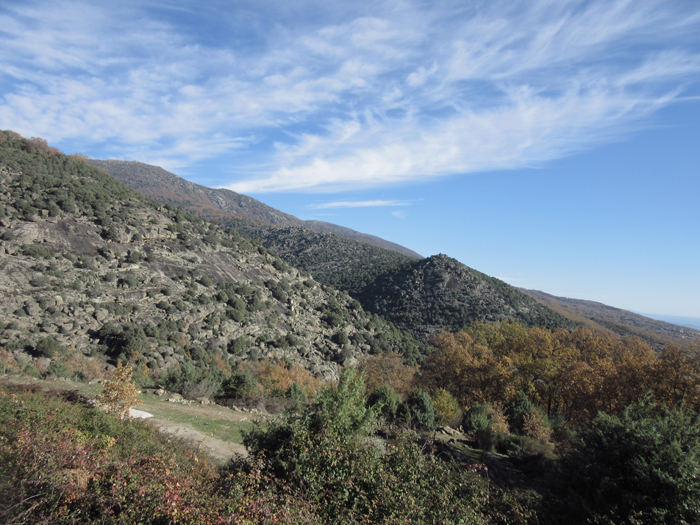 Ausblick Winter in La Vera