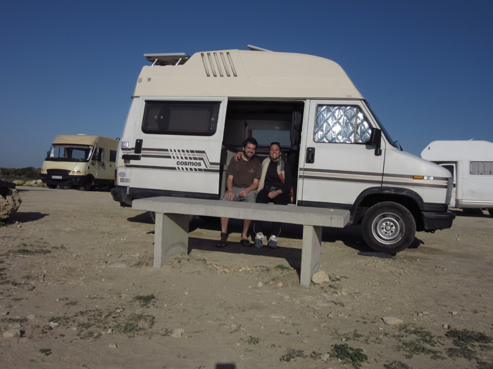 Zusammen fahren wir nach Conil und von dort zum Surfer-Ort El Palmar