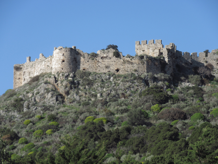 Paläokastro, alte Festung an der Navarinobucht bei Pilos