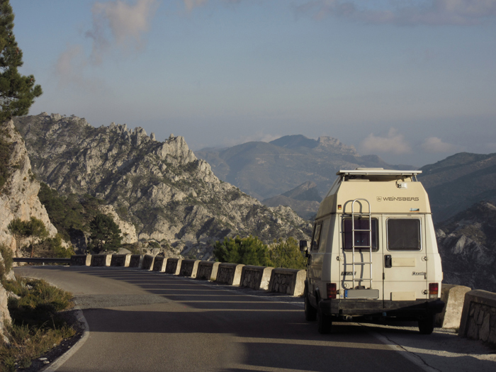 Natur Berge Fiat Ducato Weinsberg Spanien