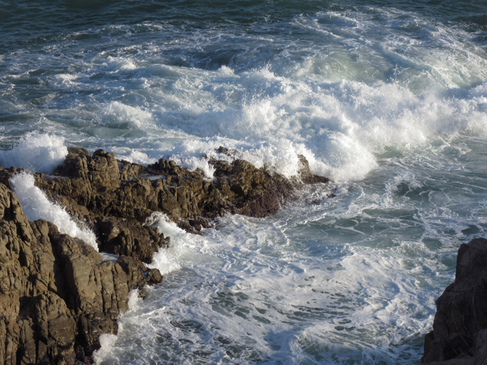 Brandung Meer Wellen Felsen