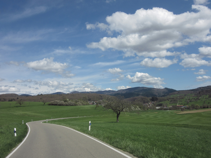 Landstraße Deutschland Schwarzwald