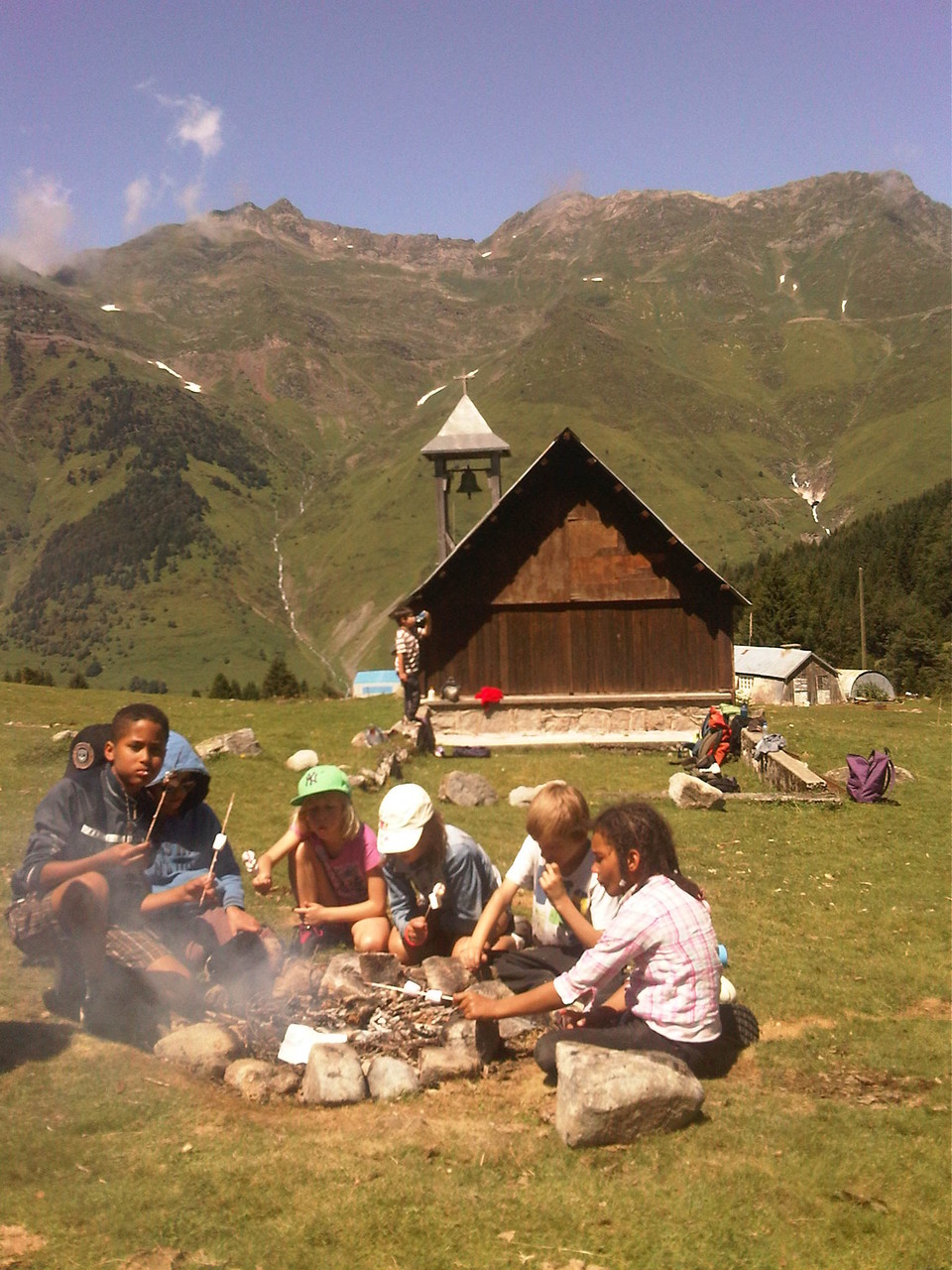 Les chamallows, grillés ils sont bien meilleurs !!!