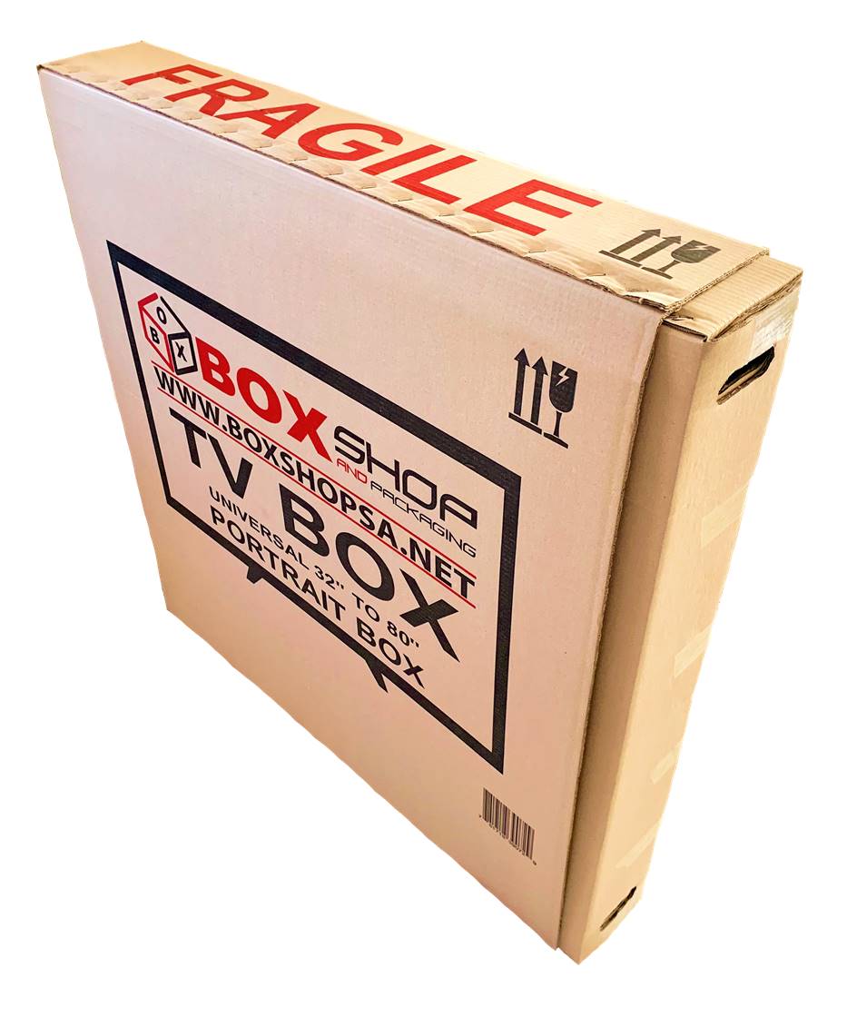 Cardboard Universal TV Box > For Sale Box Shop Johannesburg Packaging Store Moving Boxes
