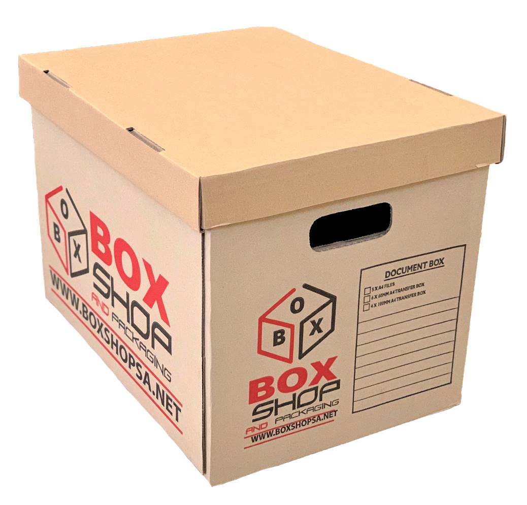 Filing Boxes > Document Boxes Box Shop Johannesburg Packaging Store