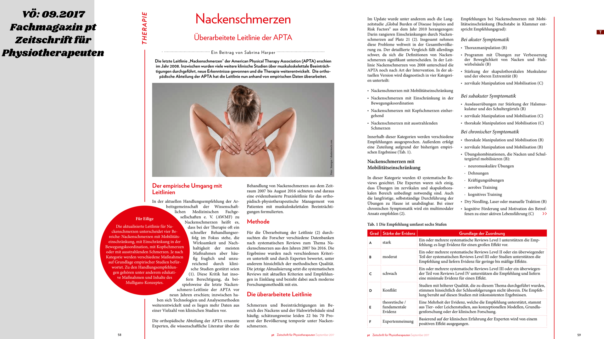 Nackenschmerzen