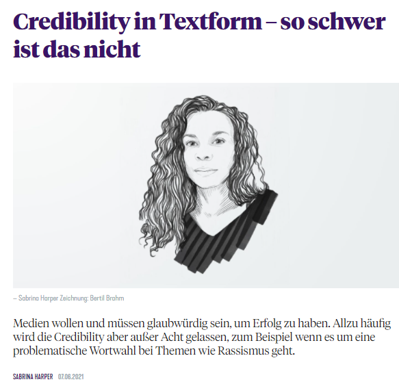 Credibility in Textform – so schwer ist das nicht