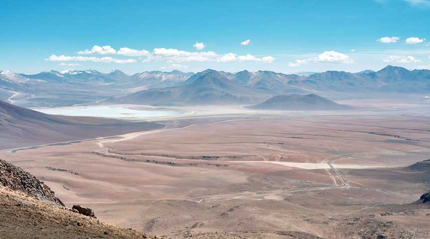 Weite der Atacama bei San Pedro