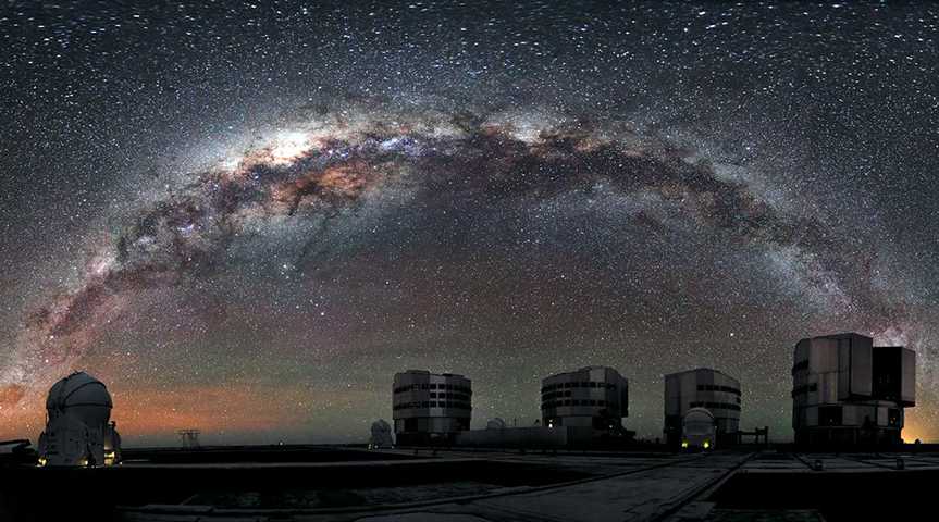 Nachthimmel über dem Paranal bei Antofagasta