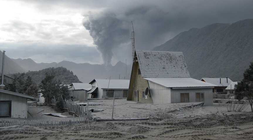 Ausbruch des Vulkans Chaitén 2008