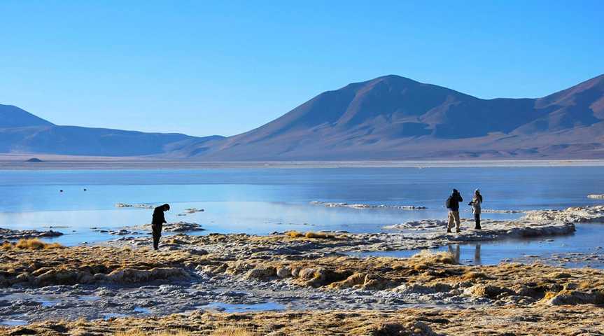 Salar de Huasco auf dem Atacama-Hochland