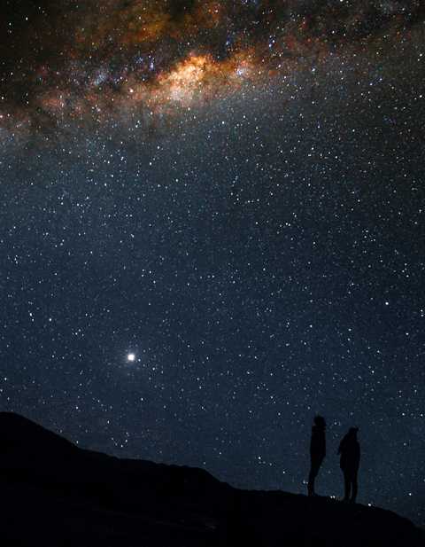 Sternenhimmel über der Atacama-Wüste