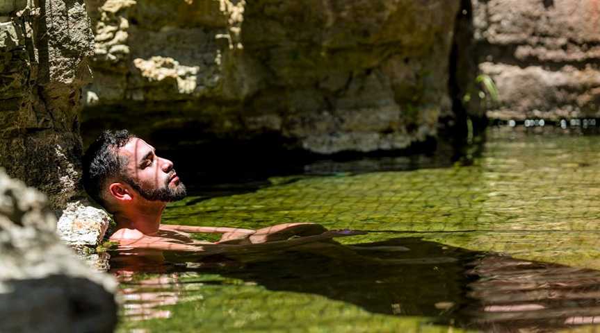 Termas de Chusmiza in den Voranden der Atacama
