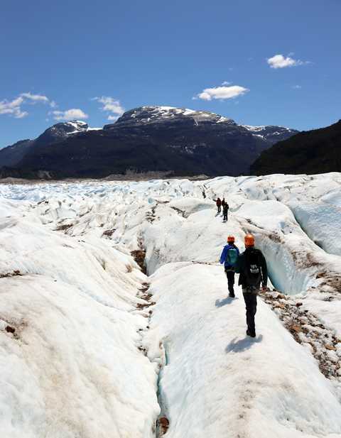 Gletscherwanderung im Nationalpark Laguna San Rafael