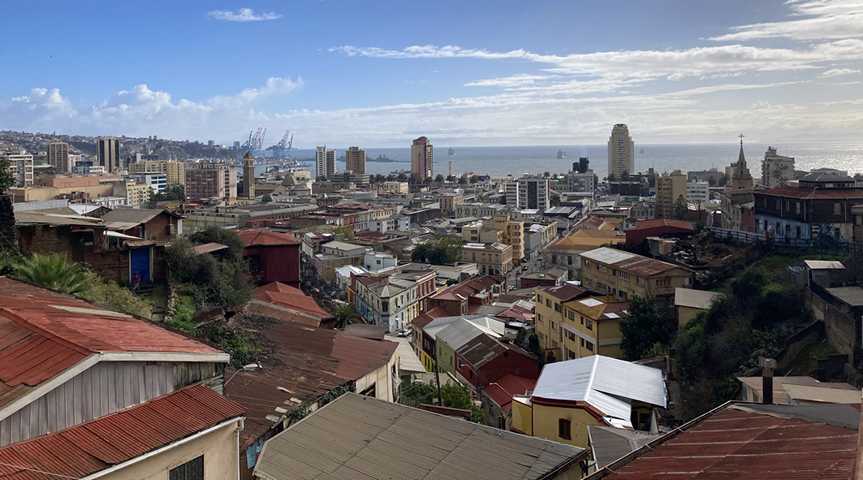 Der Hafen von Valparaíso