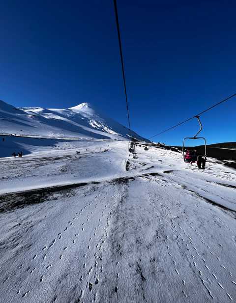 Skistation des Osorno-Vulkans