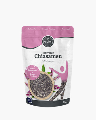 borchers schwarze Chiasamen, 250 g im Standbeutel 